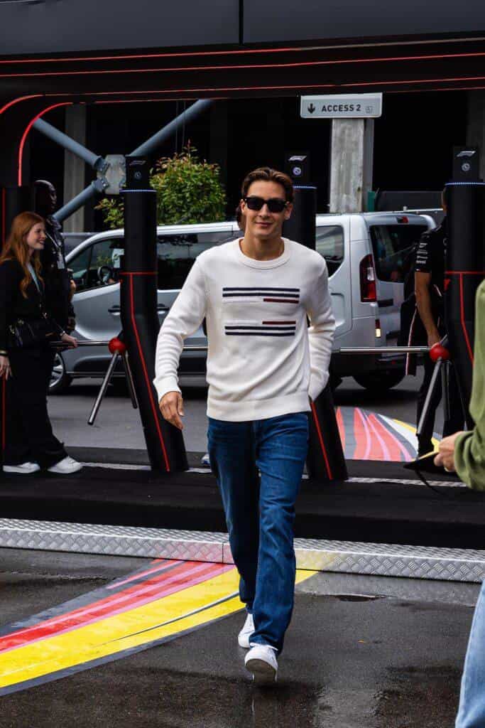 George Russell no Grand Prix da Bélgica