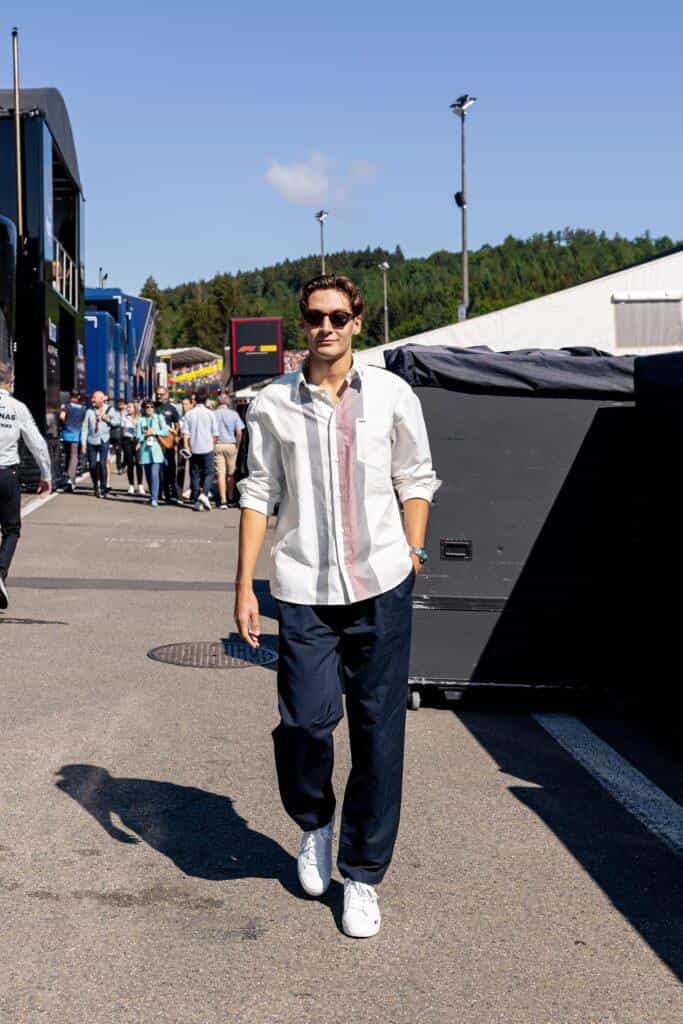 George Russell no Grand Prix da Bélgica
