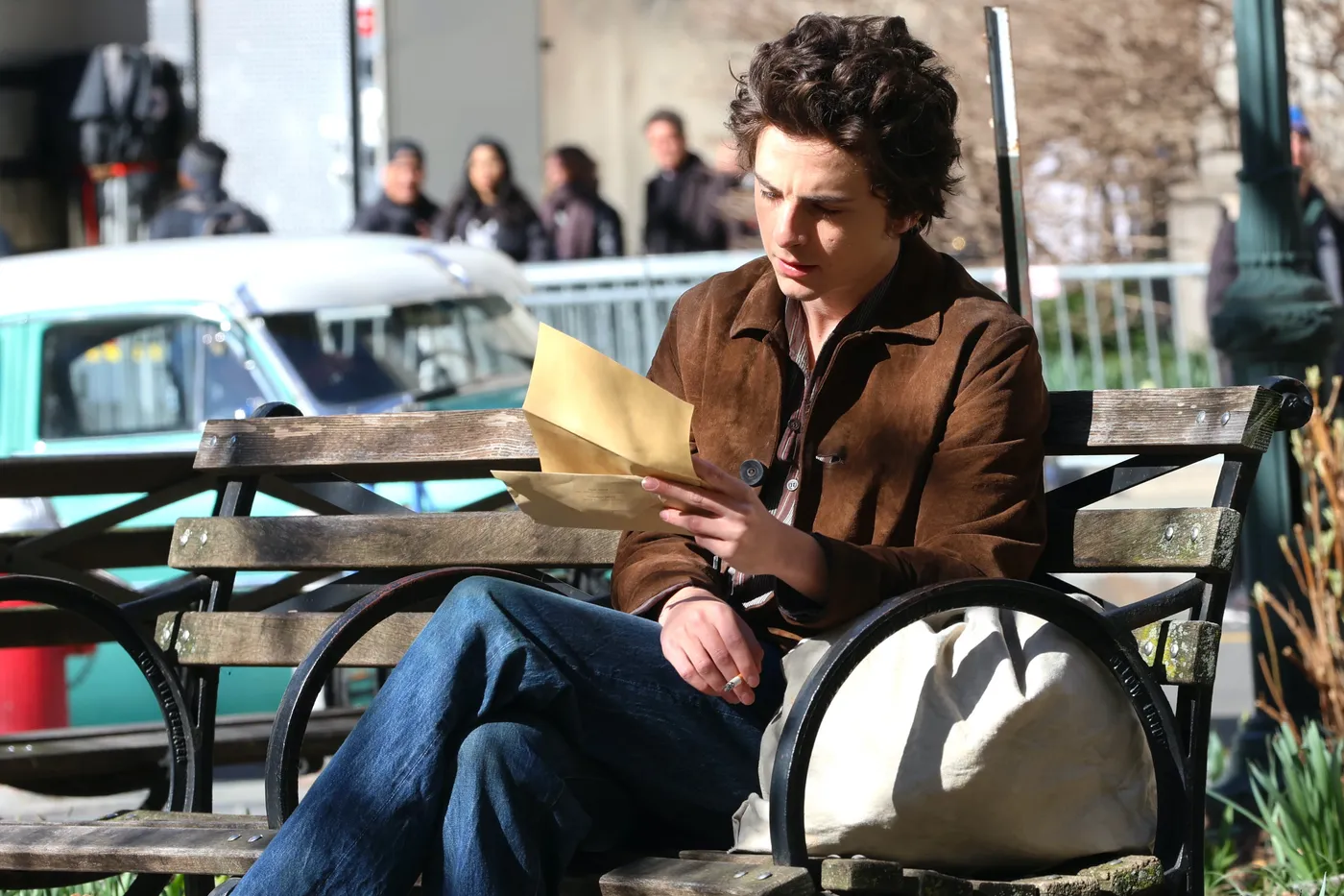 Timothée Chalamet é Bob Dylan em 'A Complete Unknown'