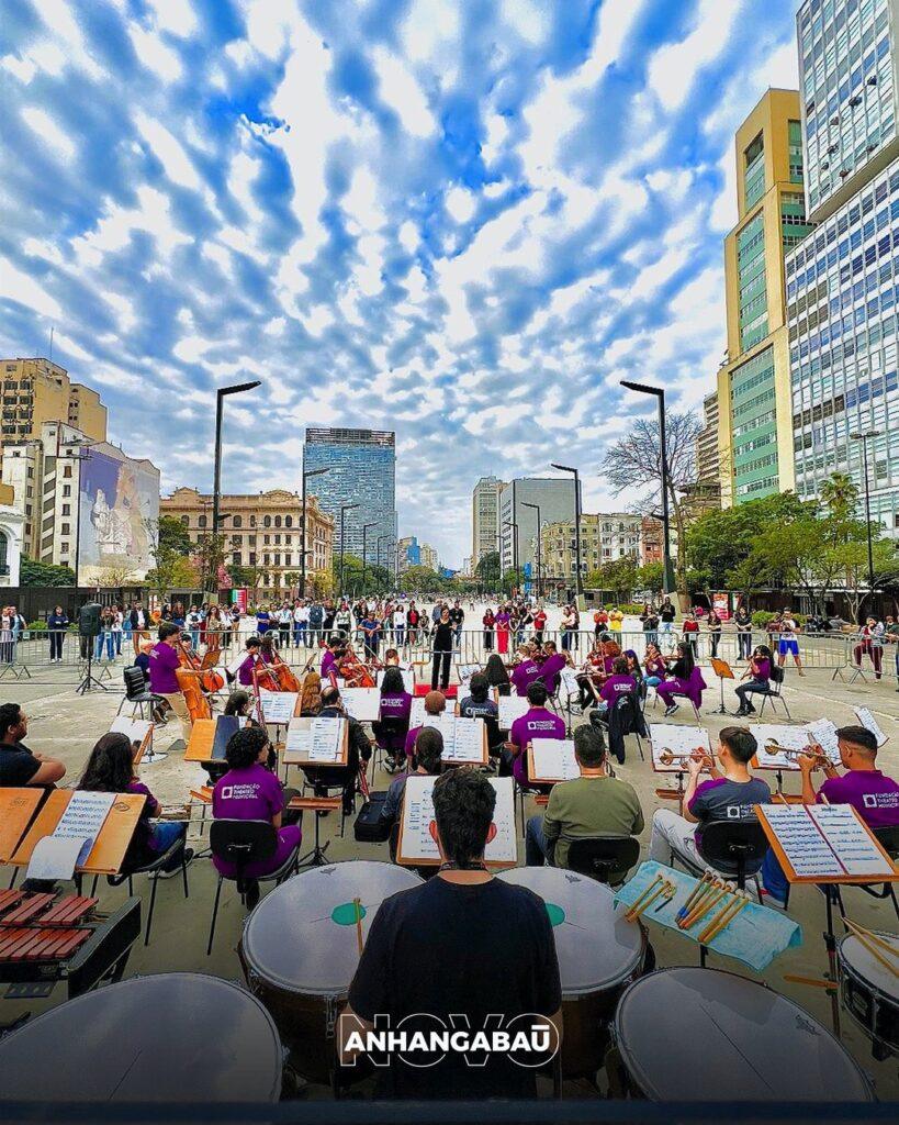 Anhangabaú tem Vivência Congada