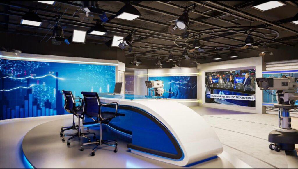 Novos estúdios da CNBC no Brasil