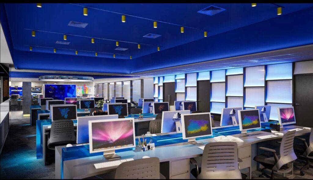 Novos estúdios da CNBC no Brasil