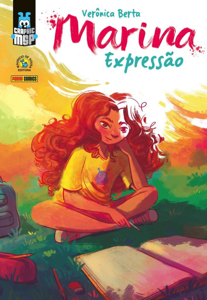 Verônica Berta e a personagem Marina