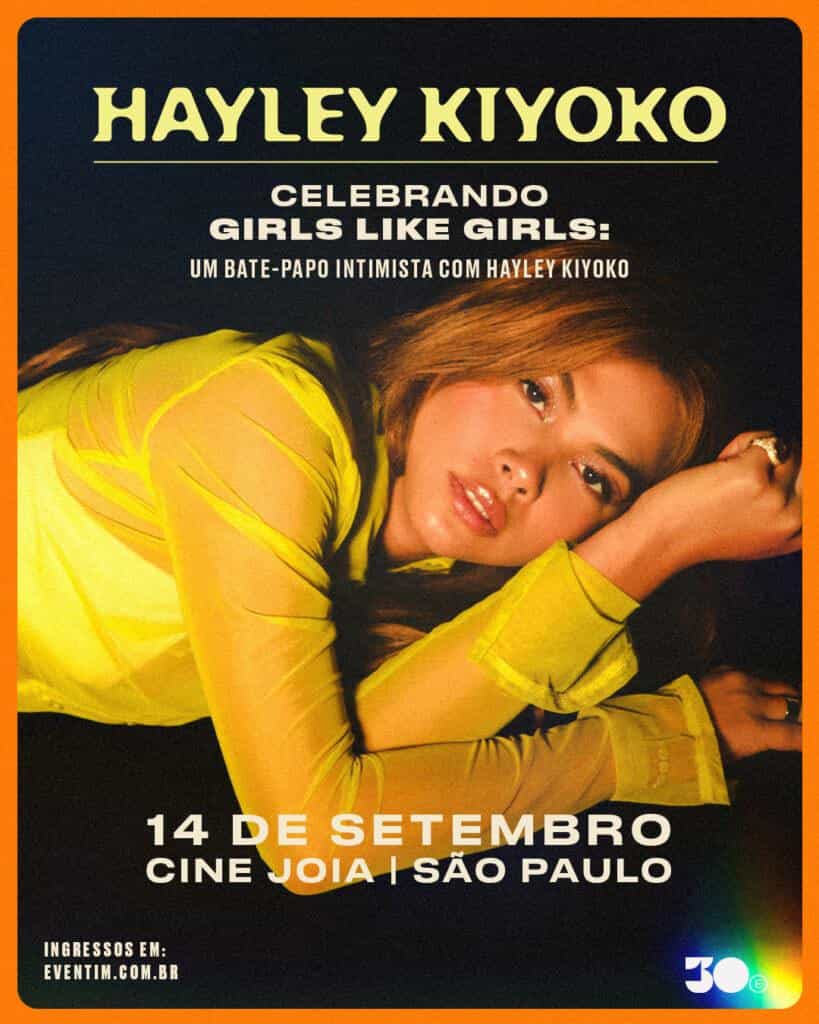 Hayley Kiyoko fará encontro em São Paulo