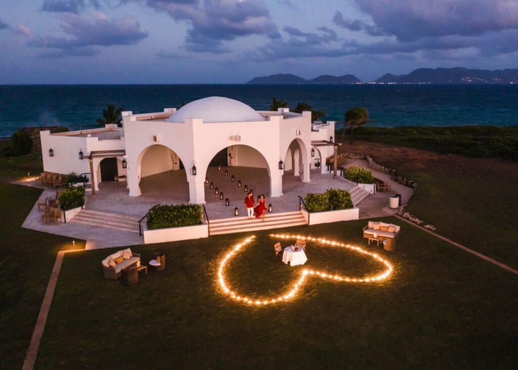 O amor em uma ilha paradisíaca do Caribe