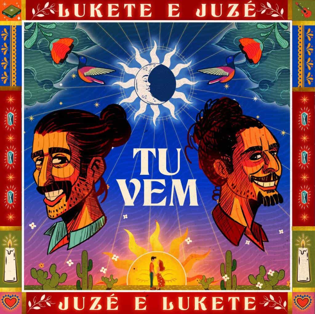 Juzé e Lukete comemoram final da novela
