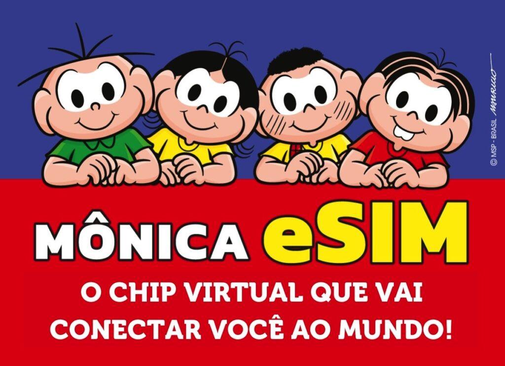 Mônica eSIM, chip digital de dados móveis