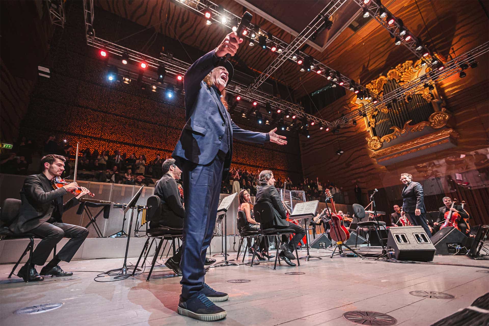 Orquestra Ouro Preto e Alceu Valença na Casa da Música, Porto (Foto: Rapha Garcia)