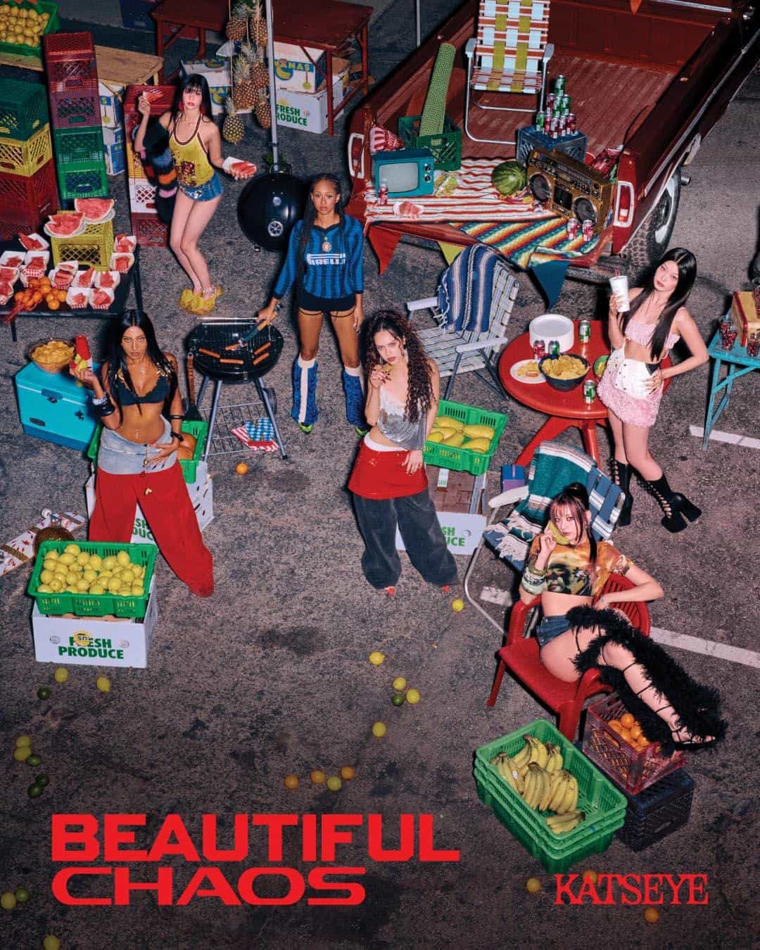 “BEAUTIFUL CHAOS”, novo EP do KATSEYE,  já está disponível