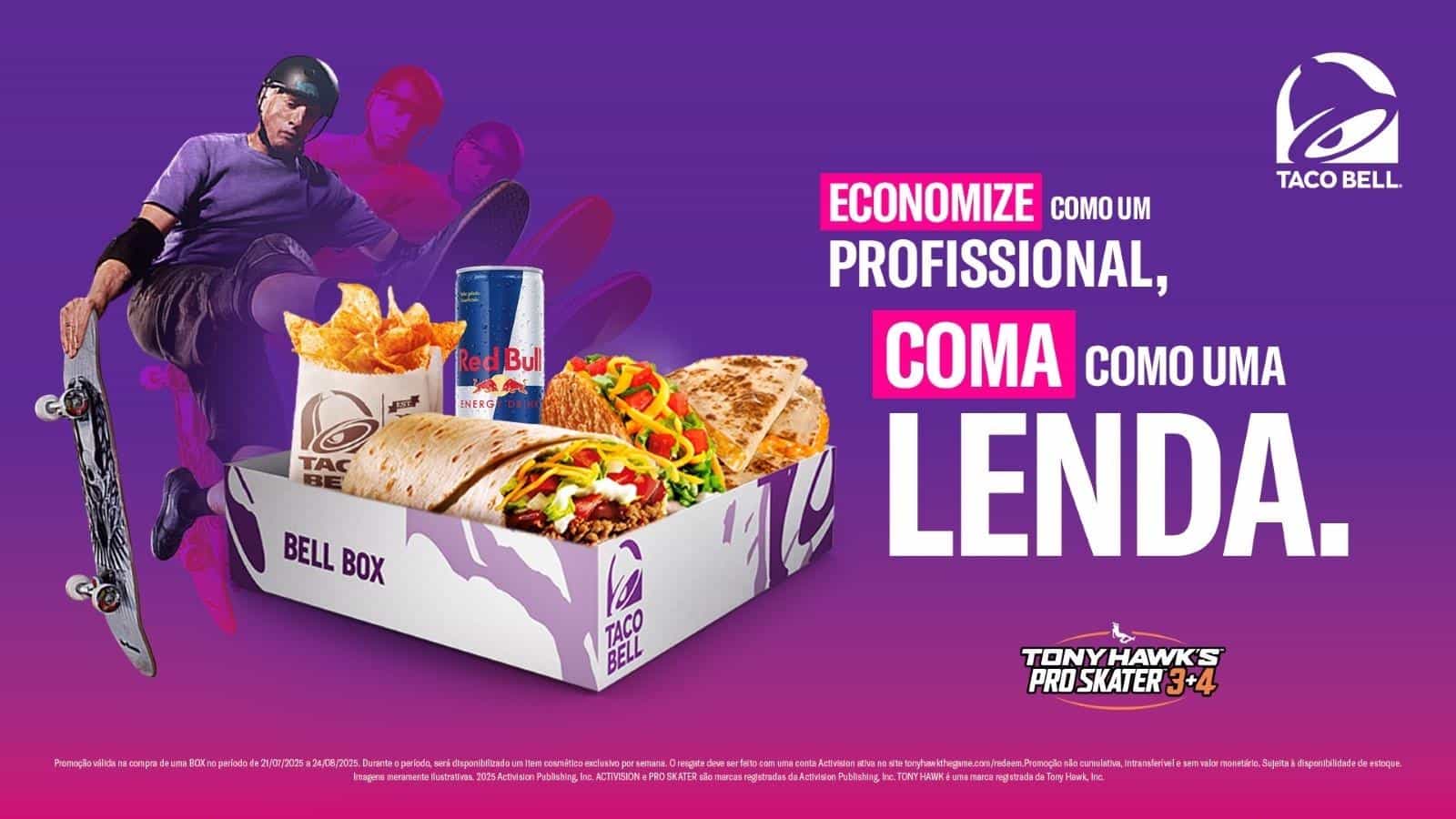 Taco Bell, Red Bull e Blizzard anunciam parceria inédita