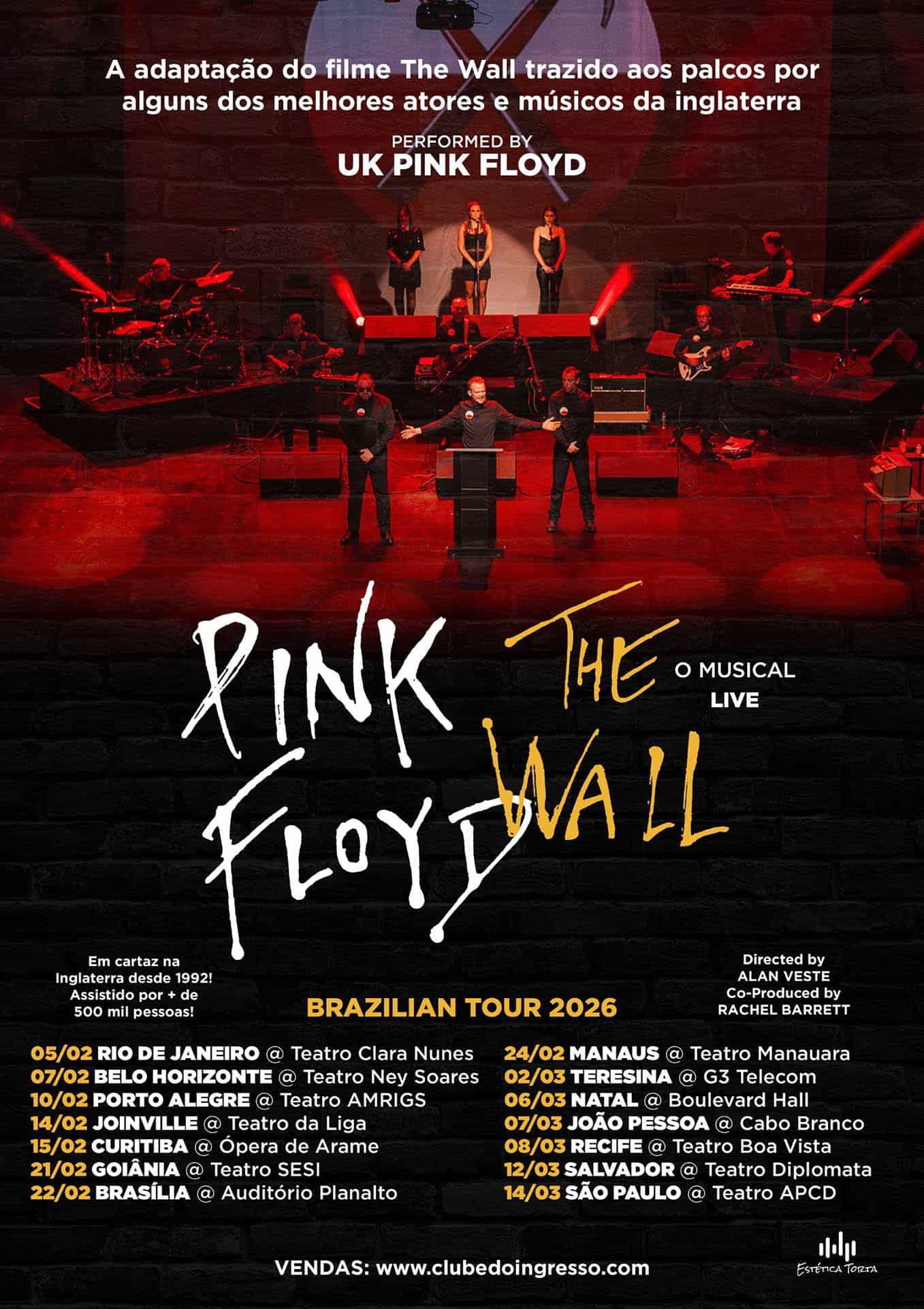 Musical "The Wall" tem turnê brasileira marcada
