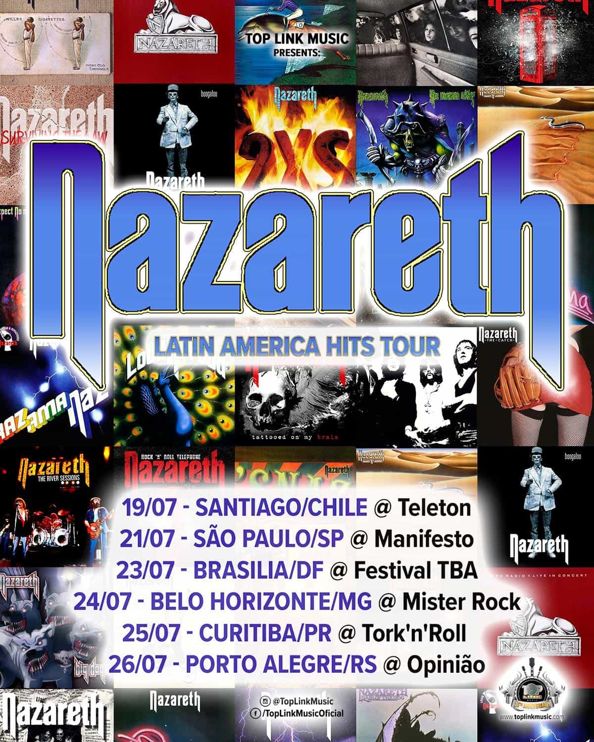 Nazareth celebra 55 anos de carreira com turnê no Brasil