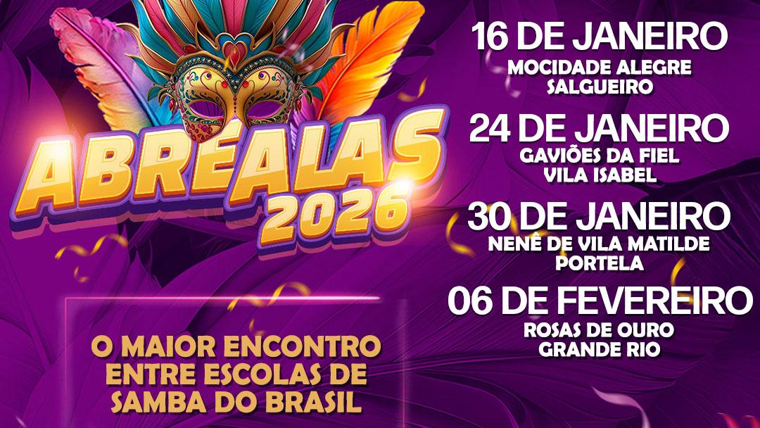 Abre alas 2026 pré carnaval no Tokio Marine Hall