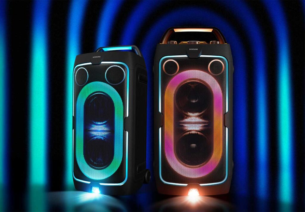 Samsung lança Sound Tower ST50F e ST40F para festas potentes