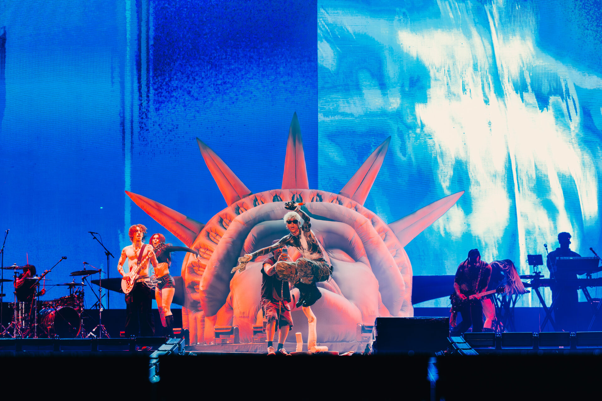 MGK em show no Rock in Rio / @marefemiani