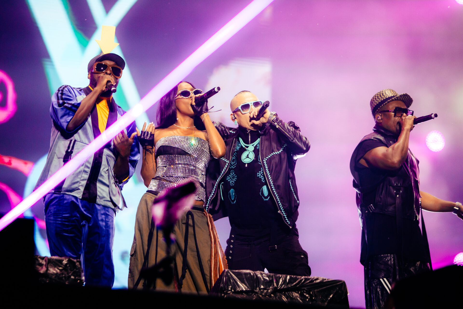 Black Eyed Peas no palco do Rock in Rio / @OXIDANY