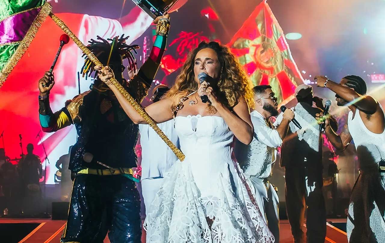 Daniela Mercury no palco do rock in Rio / Divulgaçao