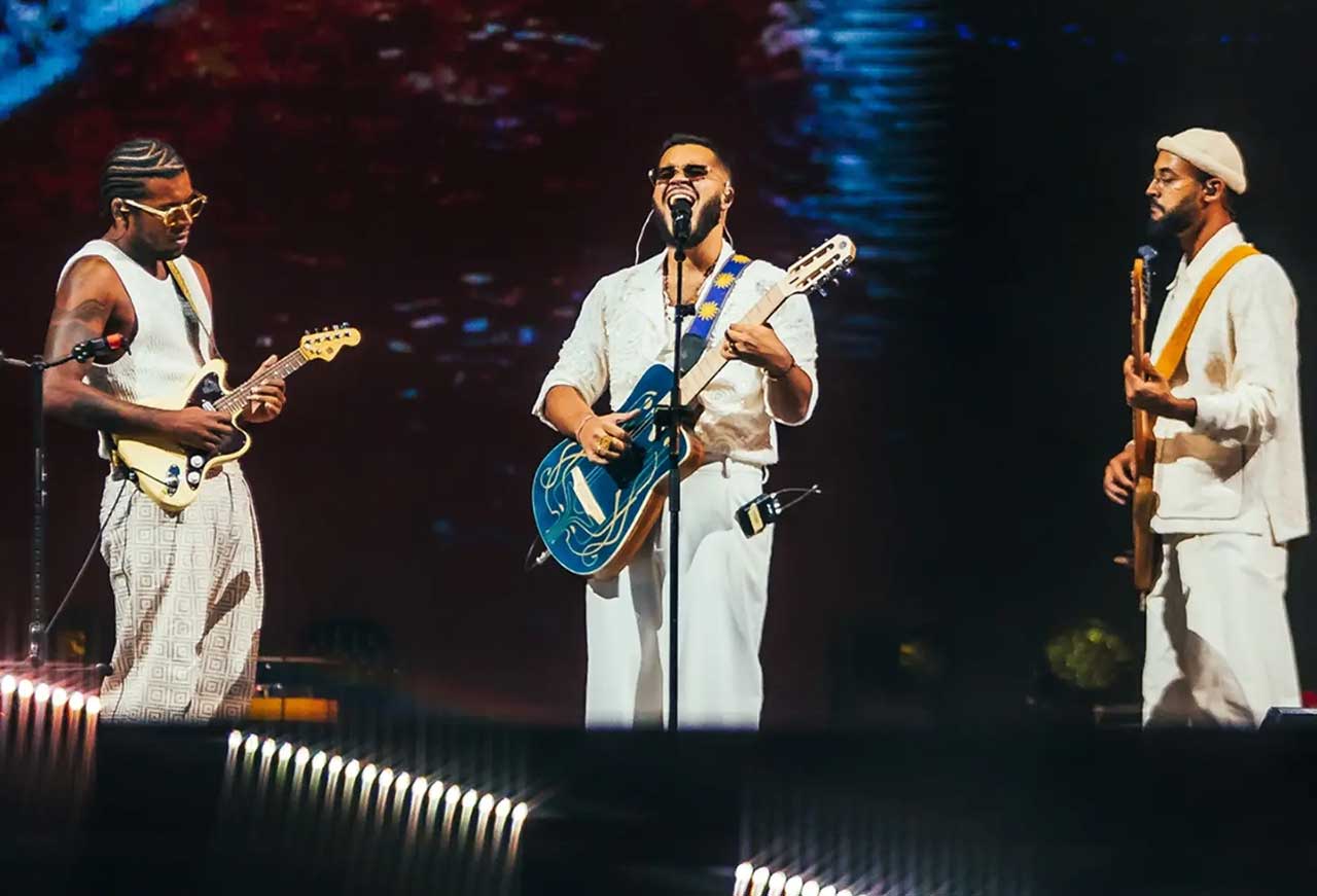Gilson no palco do Rock in Rio / Divulgação