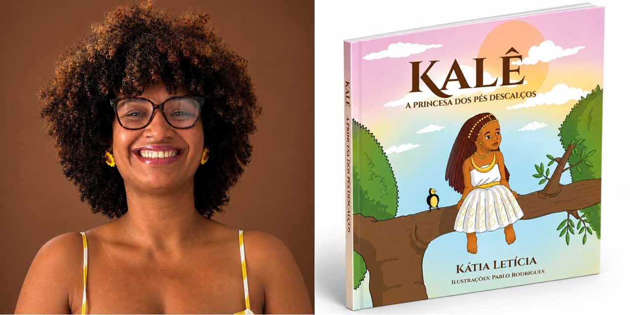 Kátia Letícia e seu livro / Divulgação
